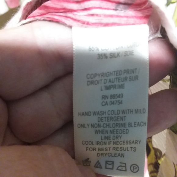 ⬇️Tommy Bahama belted tunic blouse/beach coverup - Picture 8 of 11